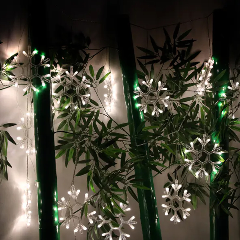 雪花形LED窗帘灯